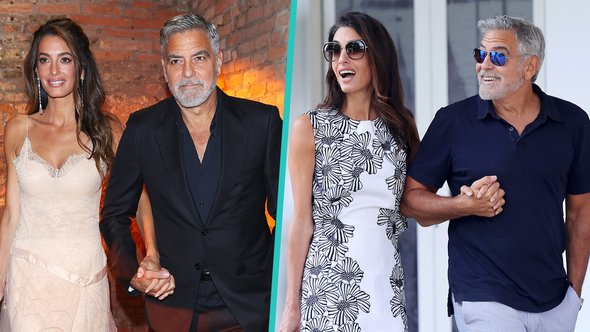 George Clooney & Amal Clooney Hold Hands In Multiple Stylish Outings For 2023 Venice Film Festival | Access