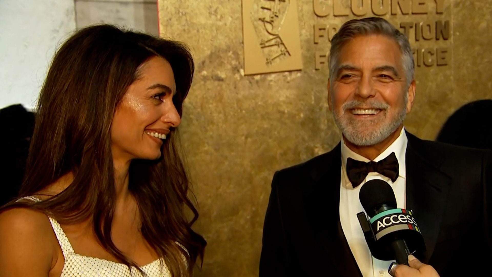 George Clooney Reveals His & Amal Clooney's Twins Are 'Listening To Heavy Metal': 'They're Headbangers' | Access