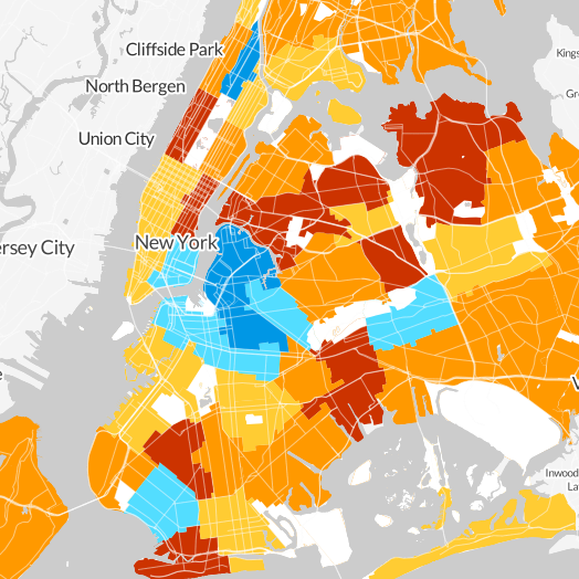 Median Income | NYC Neighborhoods | WNYC