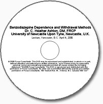 Purchase Dr. C. Heather Ashton's DVD | Psychiatric Medication Awareness Group (PMAG)