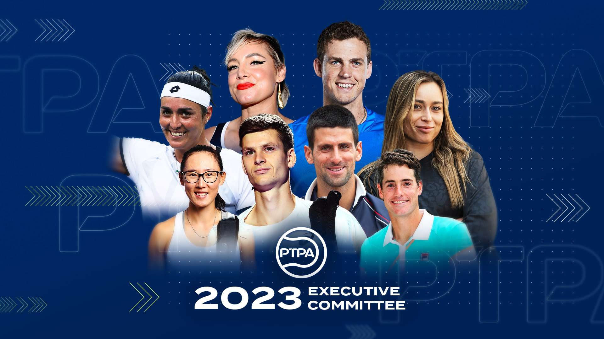 The Professional Tennis Players Association Appoints Eight Players To First-Ever Executive Committee; Unveils Principles to Protect, Respect & Guarantee Fundamental Rights - Professional Tennis Players Association (PTPA)