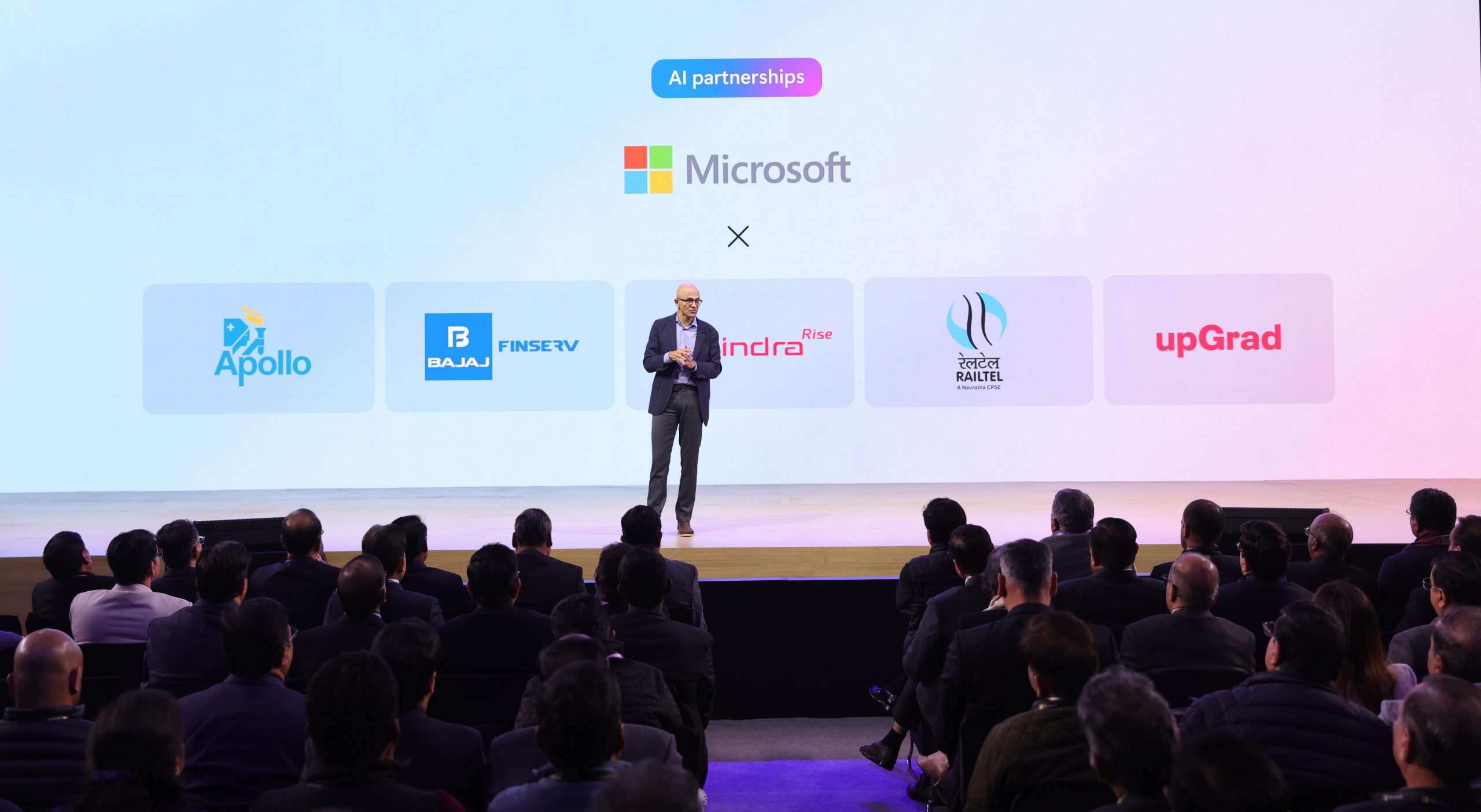 Microsoft inks strategic partnerships to make India’s core sectors AI-first - Microsoft Stories India