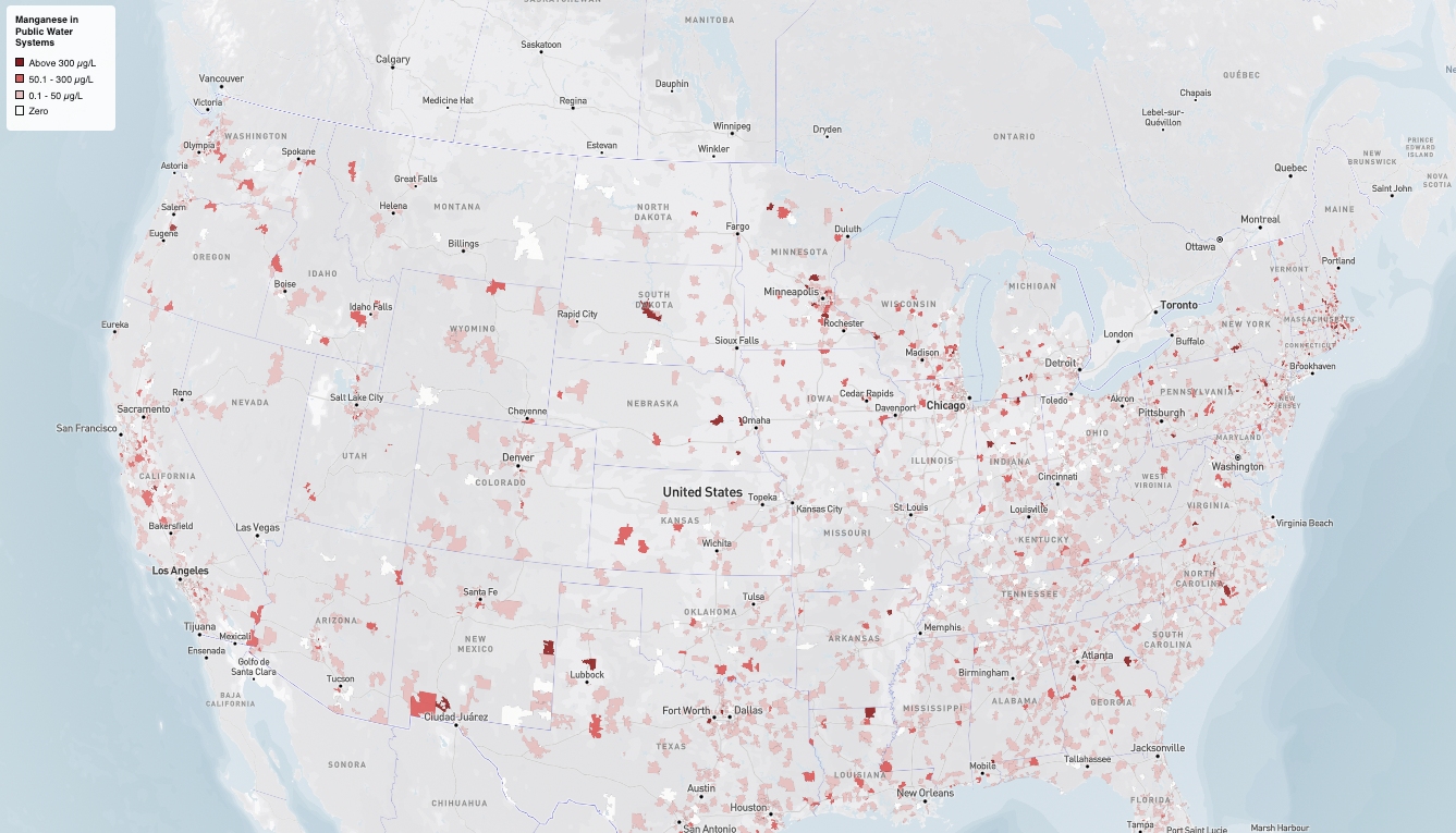 Manganese in Public Water Systems - Public Health Watch