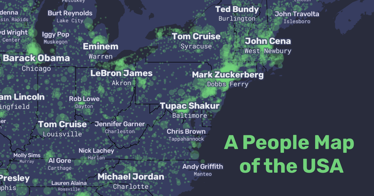 A People Map of the US