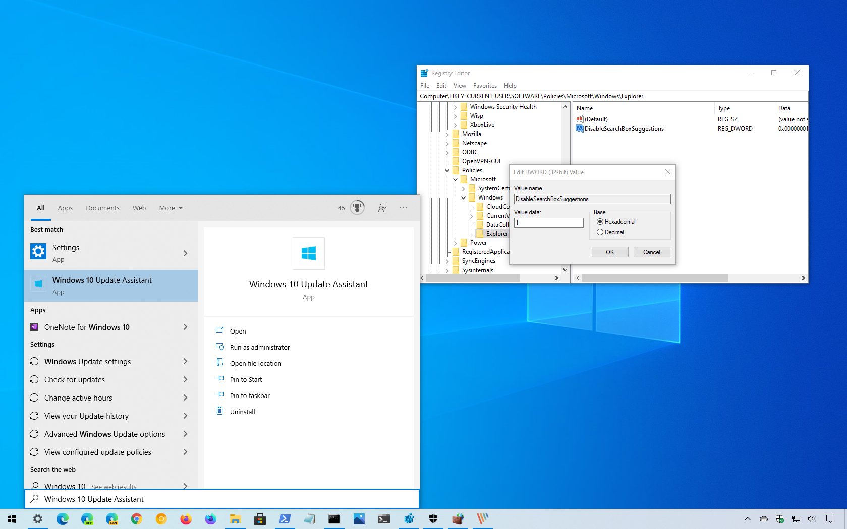 How to disable web search suggestions on Windows 10 - Pureinfotech