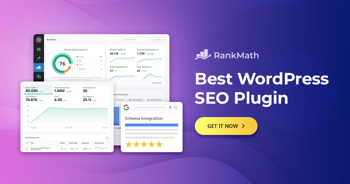 Rank Math - Best Free WordPress SEO Tools in 2026