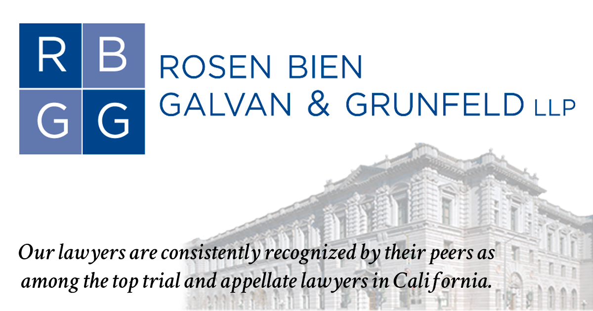 Coleman v. Brown: Recent Developments in Mental Health Staffing, Crisis Transfers and Population Challenges - Rosen Bien Galvan & Grunfeld LLP