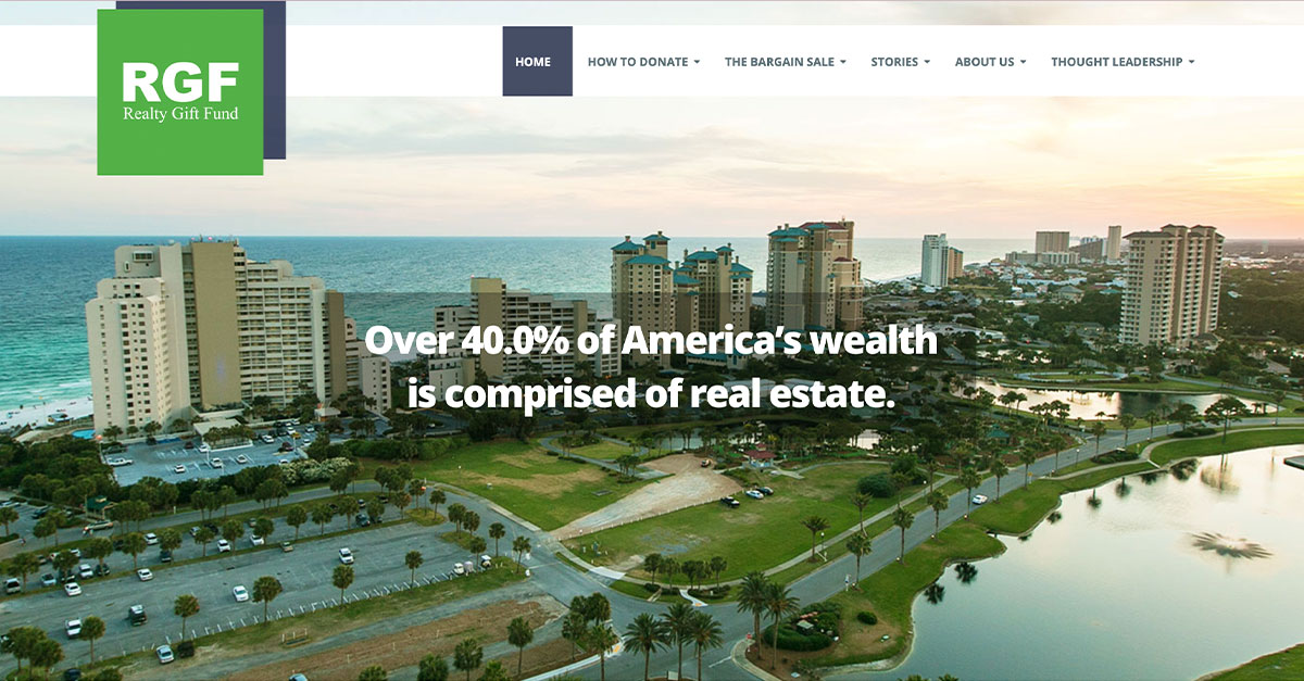 RGF Realty Gift Fund Types of Donation