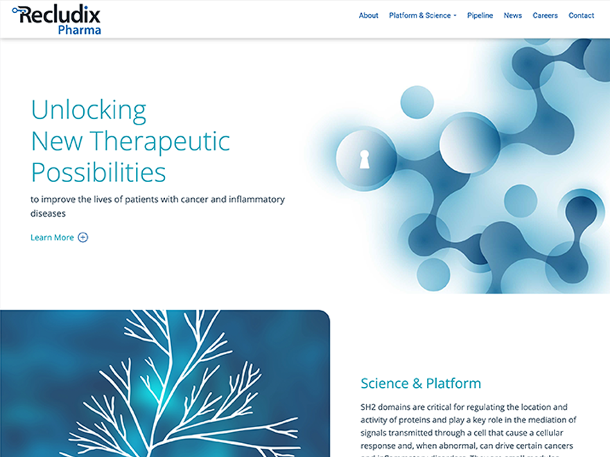Recludix Pharma Announces Equity Financing to Advance Clinical Development of Novel SH2 Domain Inhibitors - Recludix Pharma