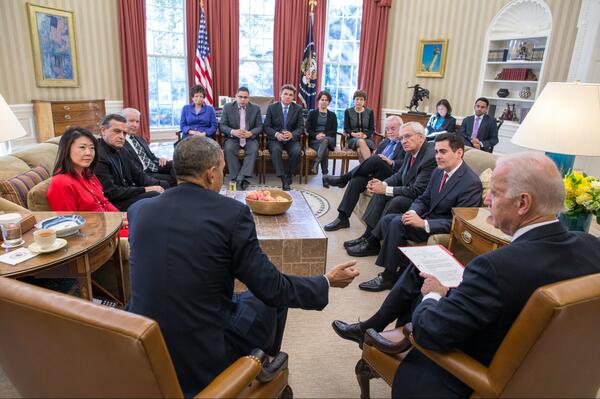 In Oval Office, evangelicals press for immigration reform
