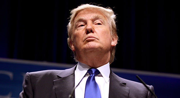 Trump puts cash in Communion plate