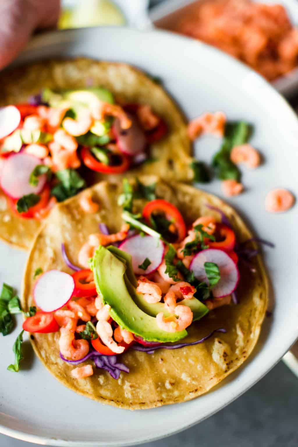 Sweet Chili Shrimp Tacos - Reluctant Entertainer