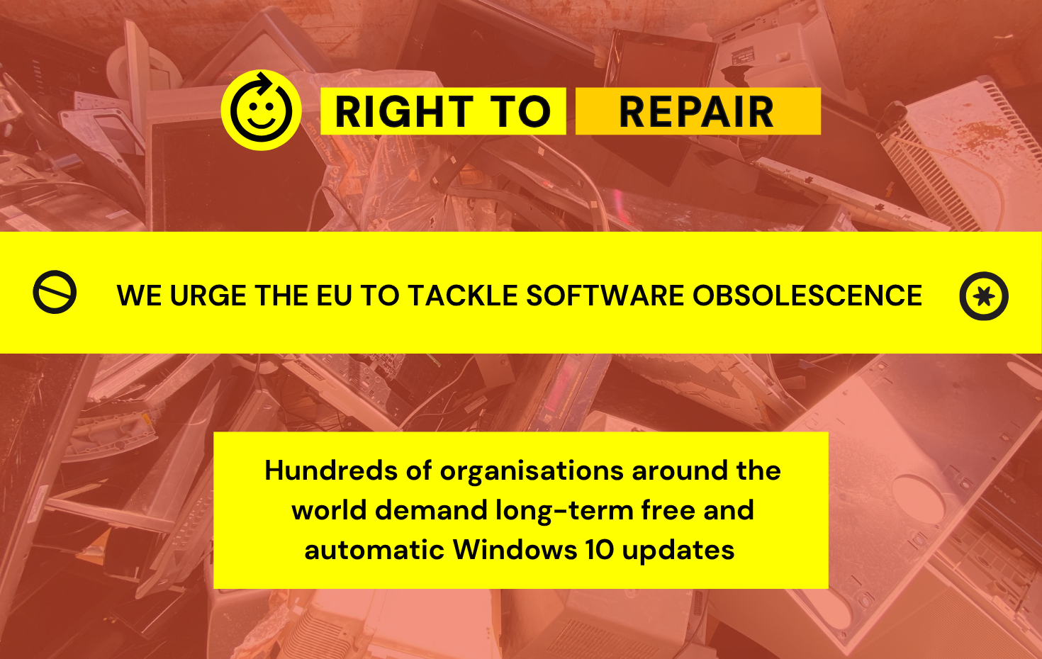 EU urged to act on Software Obsolescence as hundreds of organizations demand long-term Windows 10 support - Right to Repair Europe