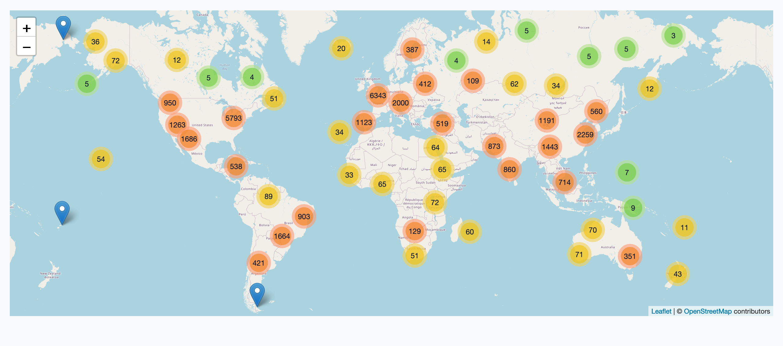 datasette-cluster-map - a plugin for Datasette