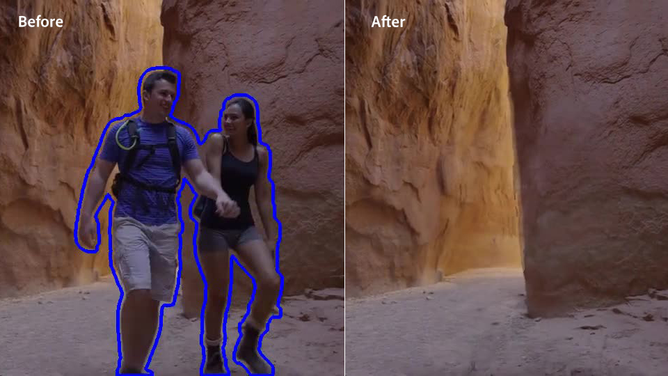 Adobe Research » Cloak: Remove Unwanted Objects in Video