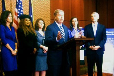 Graham Introduces 20-Week Ban in Senate as Primary Challenge Beckons