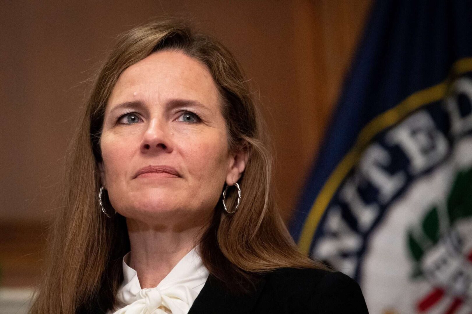 Joe Biden, Clarence Thomas and Amy Coney Barrett with Angela Wright – Roll Call