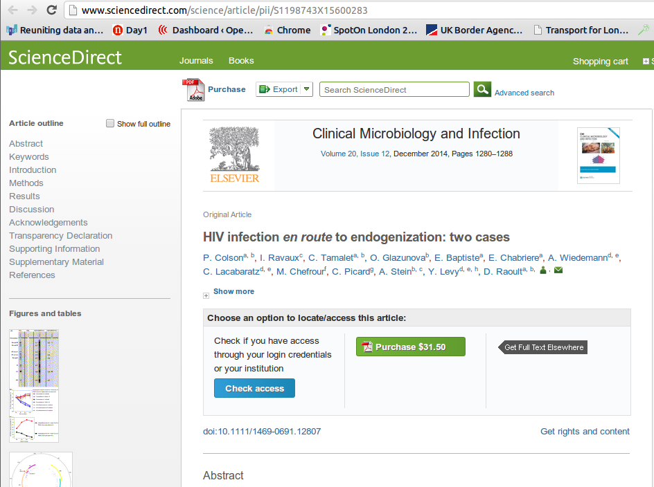 Elsevier illegally sold me a Creative Commons non-commercial licensed article - Ross Mounce
