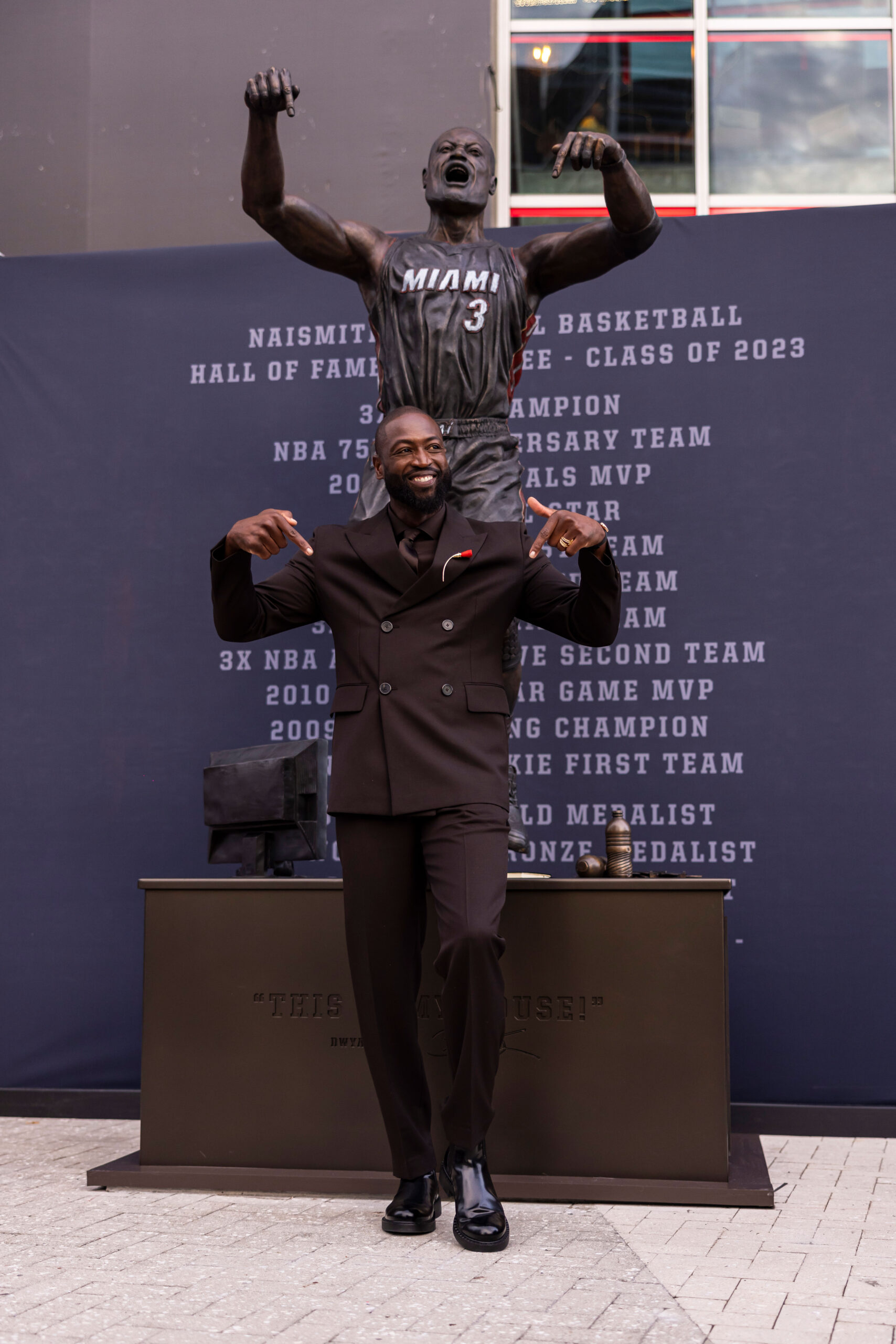 Dwyane Wade Statue Honored by Miami Heat