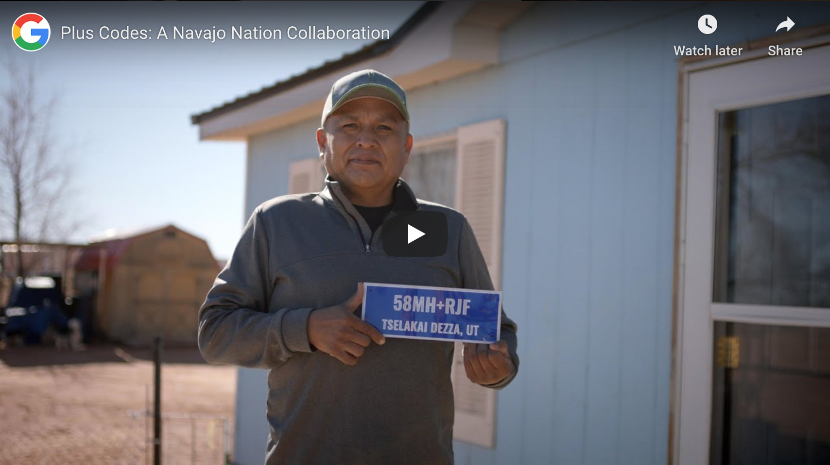 Google: Plus Codes, A Navajo Nation Collaboration - Rural Utah Project