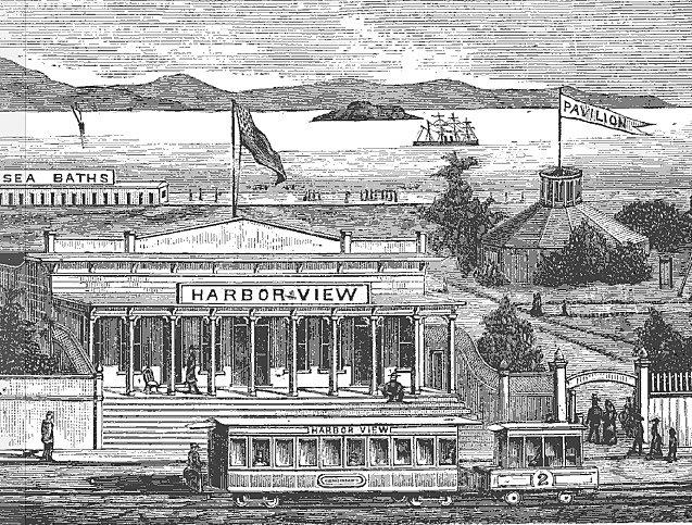 San Francisco’s vanished island resort: Dancing, shooting and zinc tubs