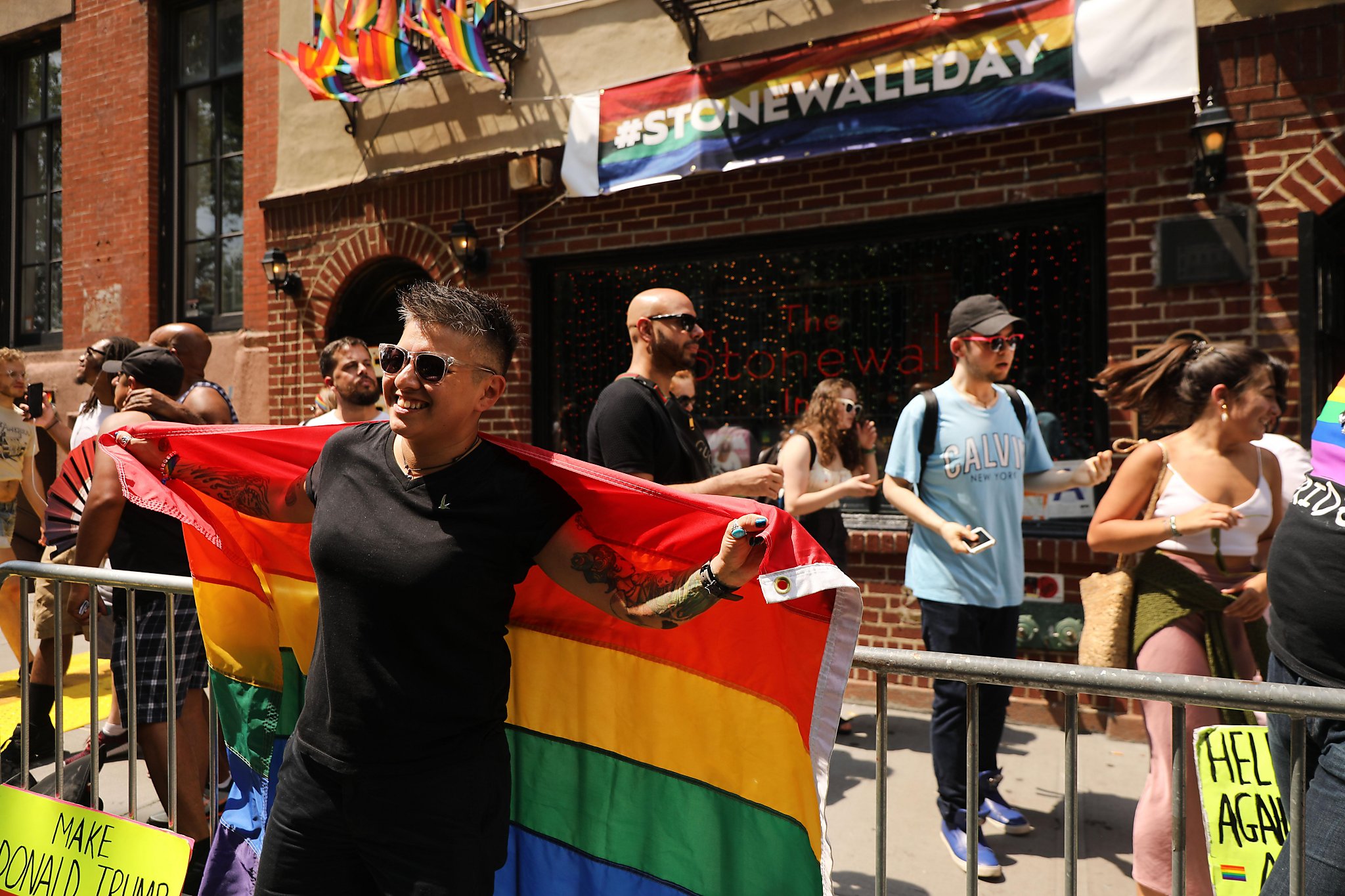 Stonewall draws tributes in New York City 50 years after rebellion