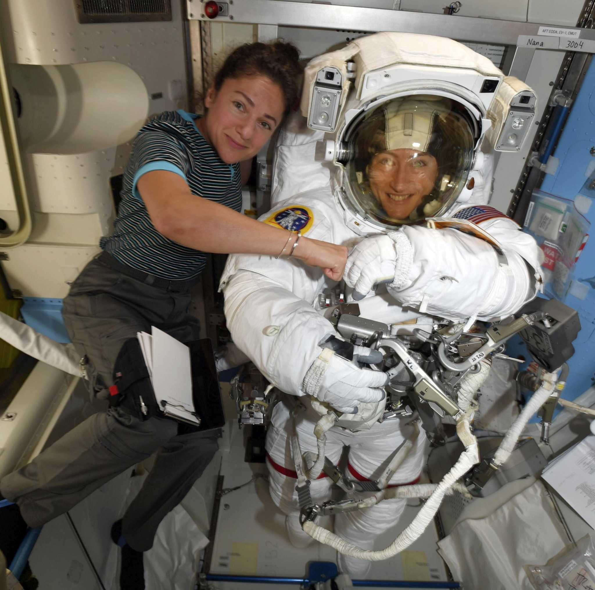 Two NASA women make history in all-female space walk — but gender equity a ways off