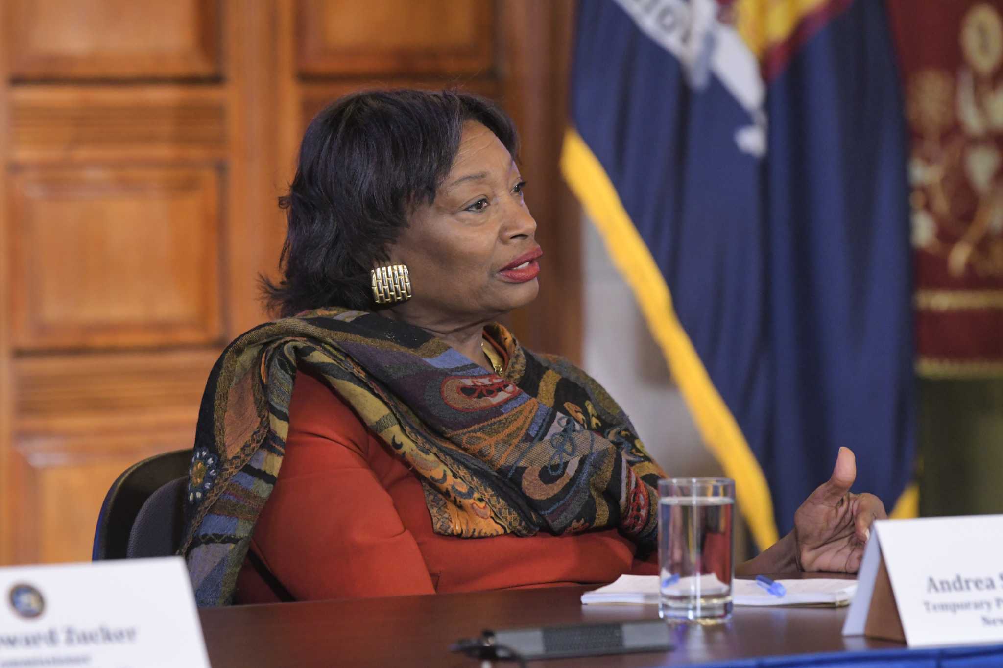 Senate Majority Leader Andrea Stewart-Cousins tells Cuomo to resign