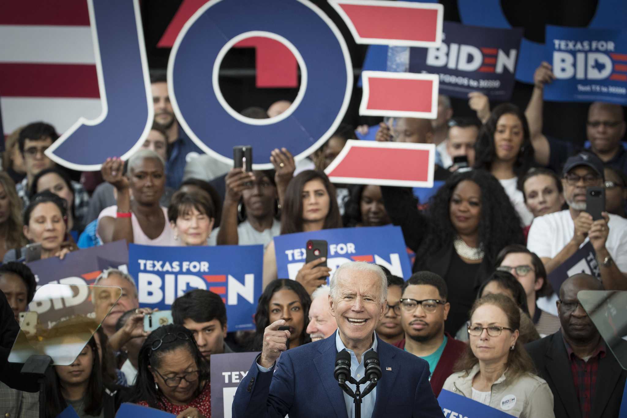 Grieder: Joe Biden roars through Lone Star State on way to stunning Super Tuesday