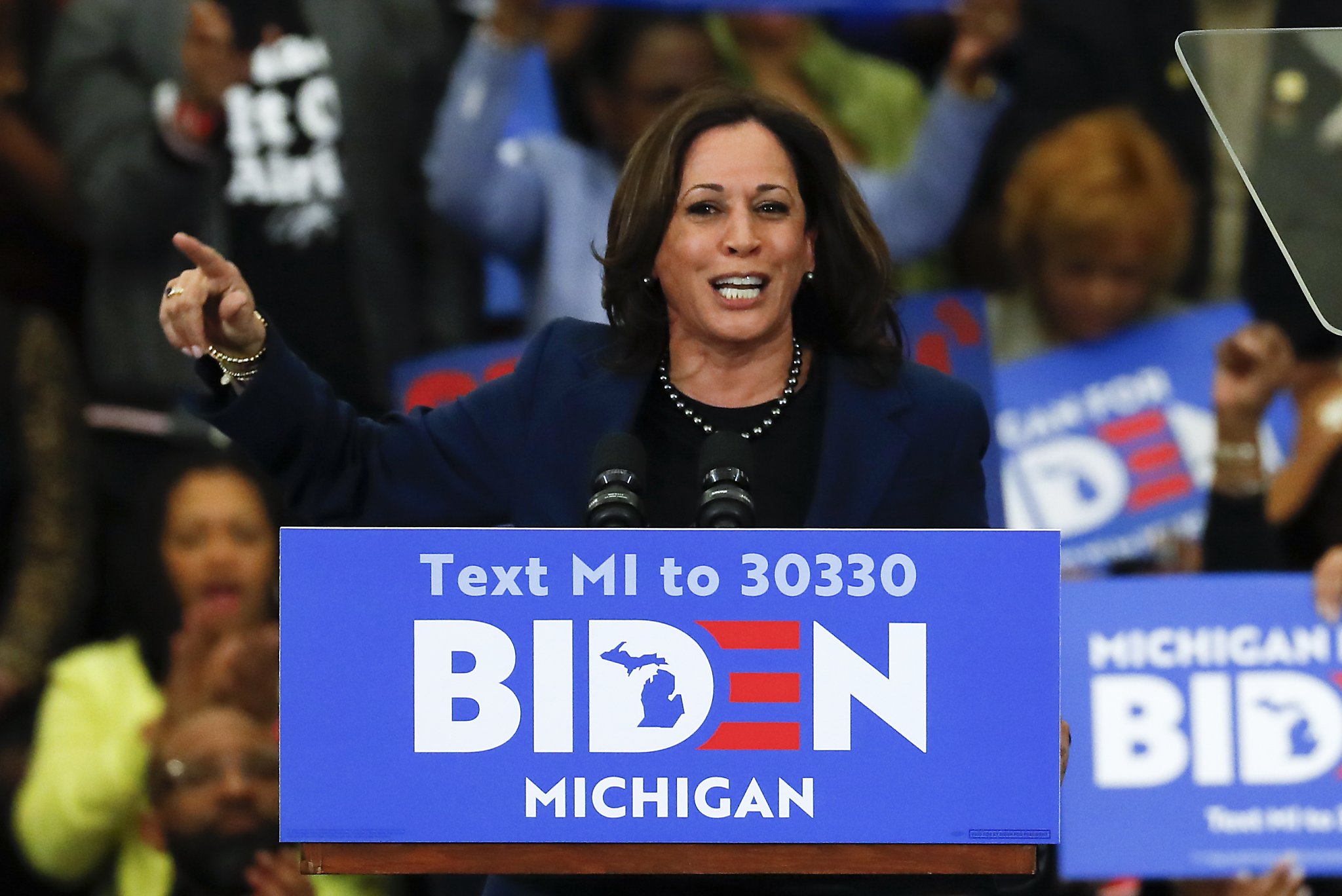 Kamala Harris ‘would be honored’ to be Joe Biden’s running mate