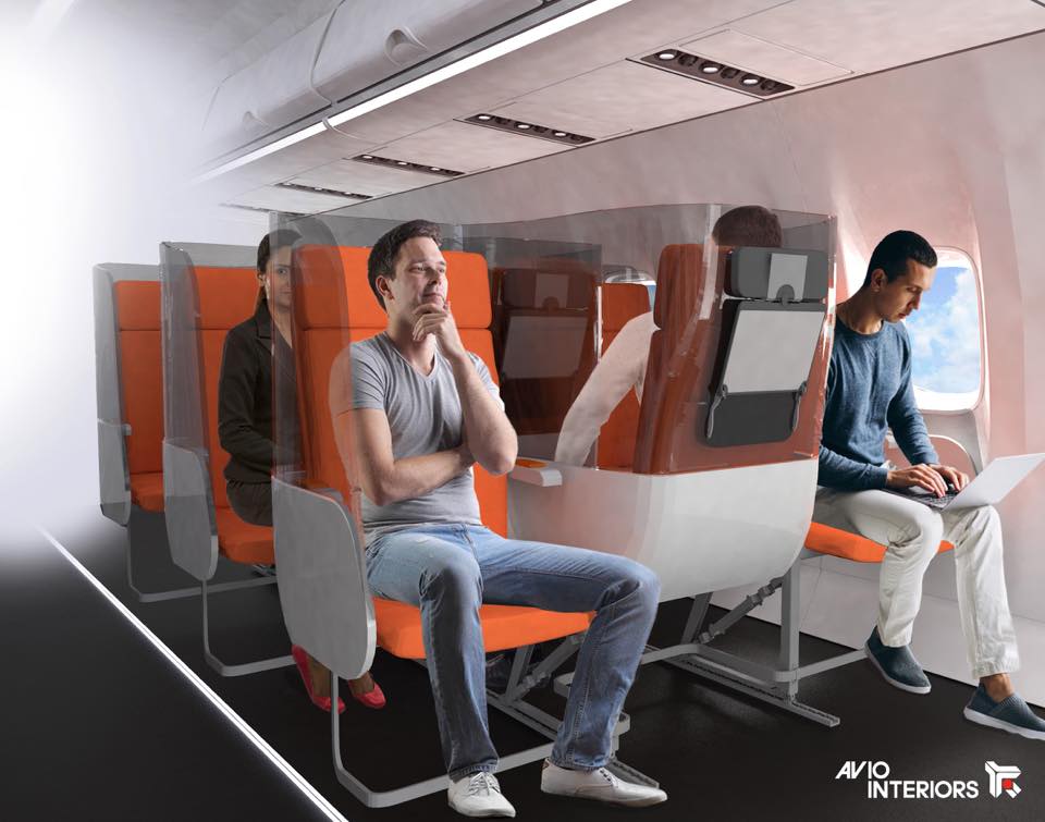 Future of flying may include plastic shields, backwards seats and higher fares