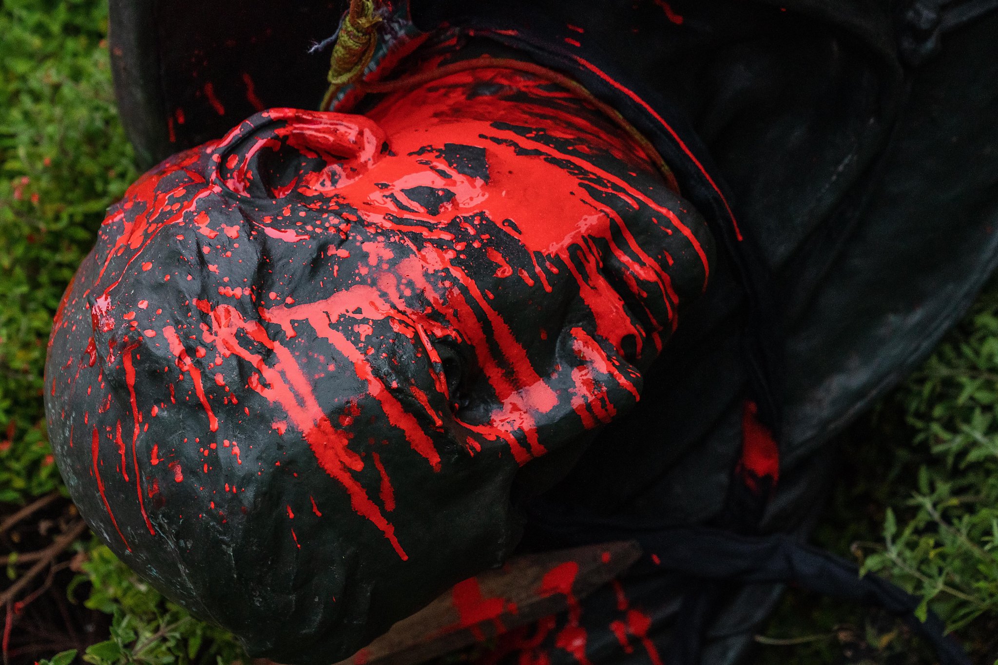 San Francisco demonstrators turn to statue vandalism, spray paint
