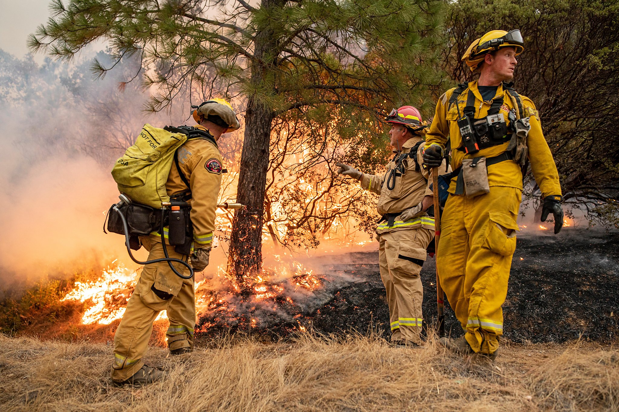 California fires live updates: Hopes for rain fade as fire teams continue war on Glass, August, Creek fires