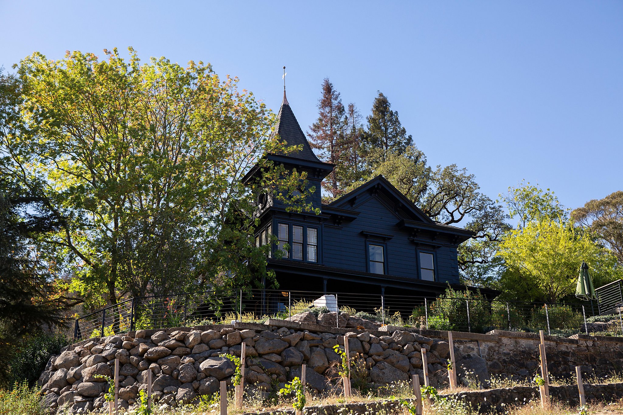 Napa’s newest tasting room is a fancy picnic set in a gothic fairy tale