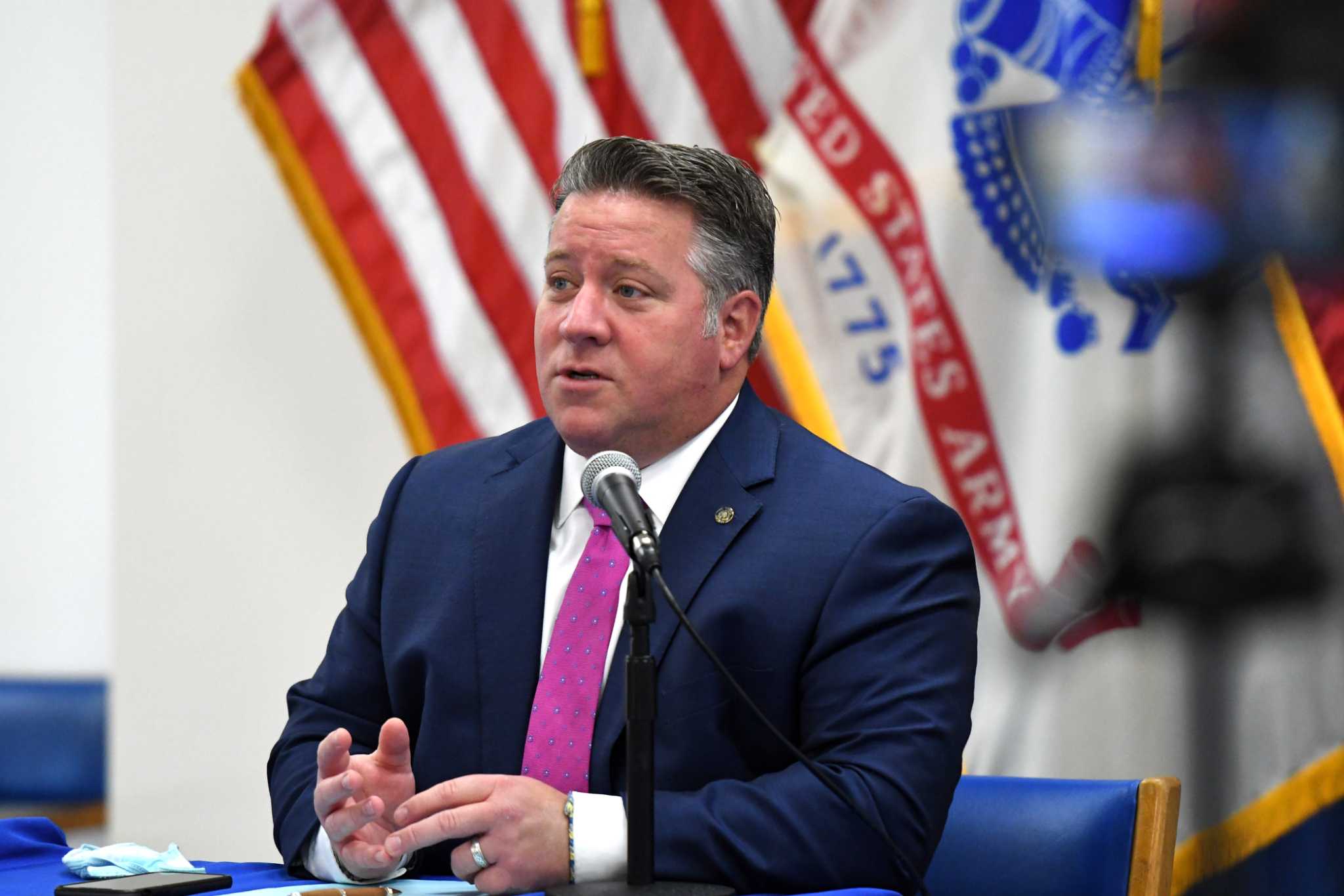 How close is Albany County to the yellow zone? State, county data are at odds