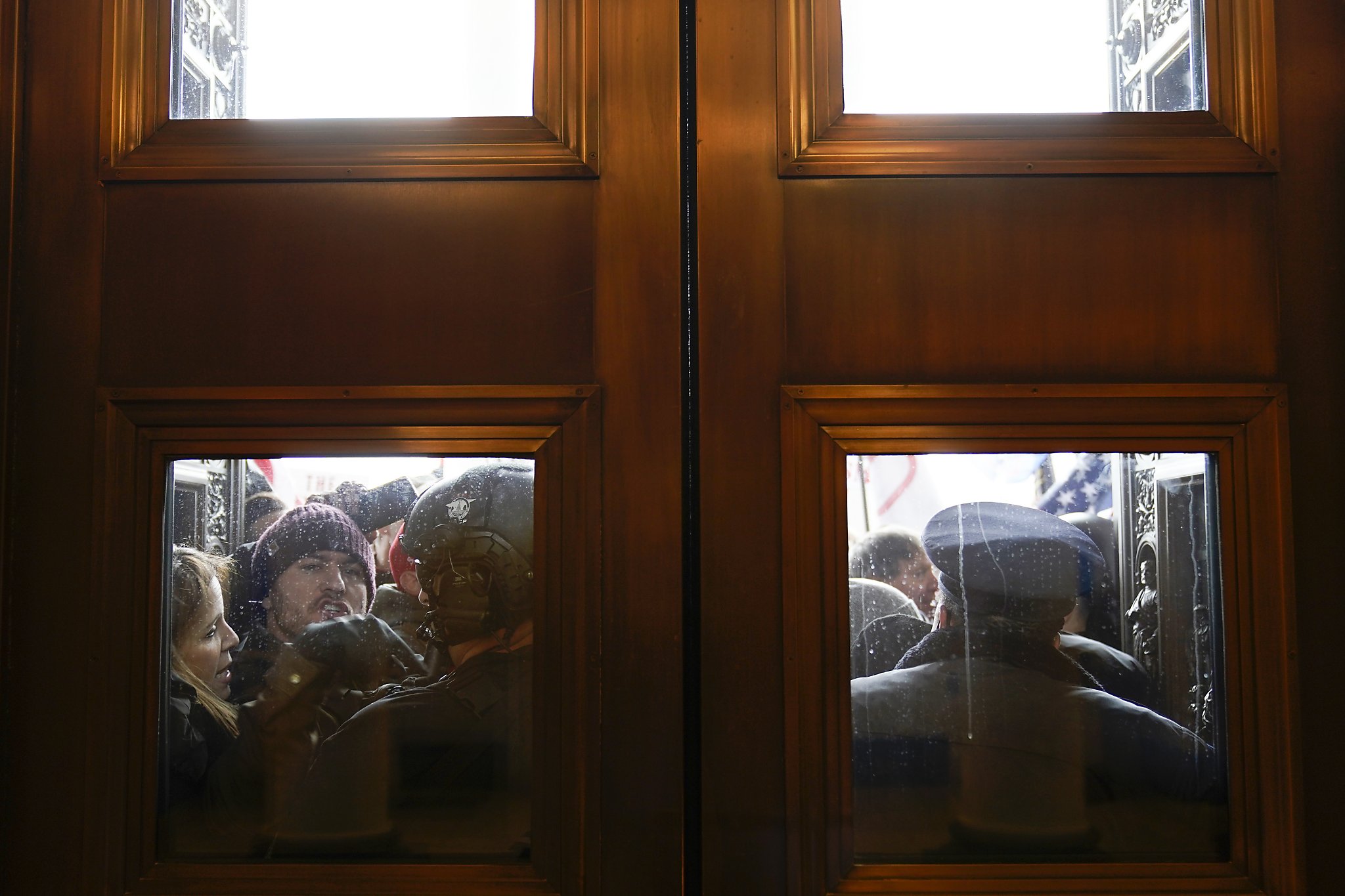 Eric Swalwell was among the last lawmakers to leave the House floor during the Capitol attack. Here’s what he saw