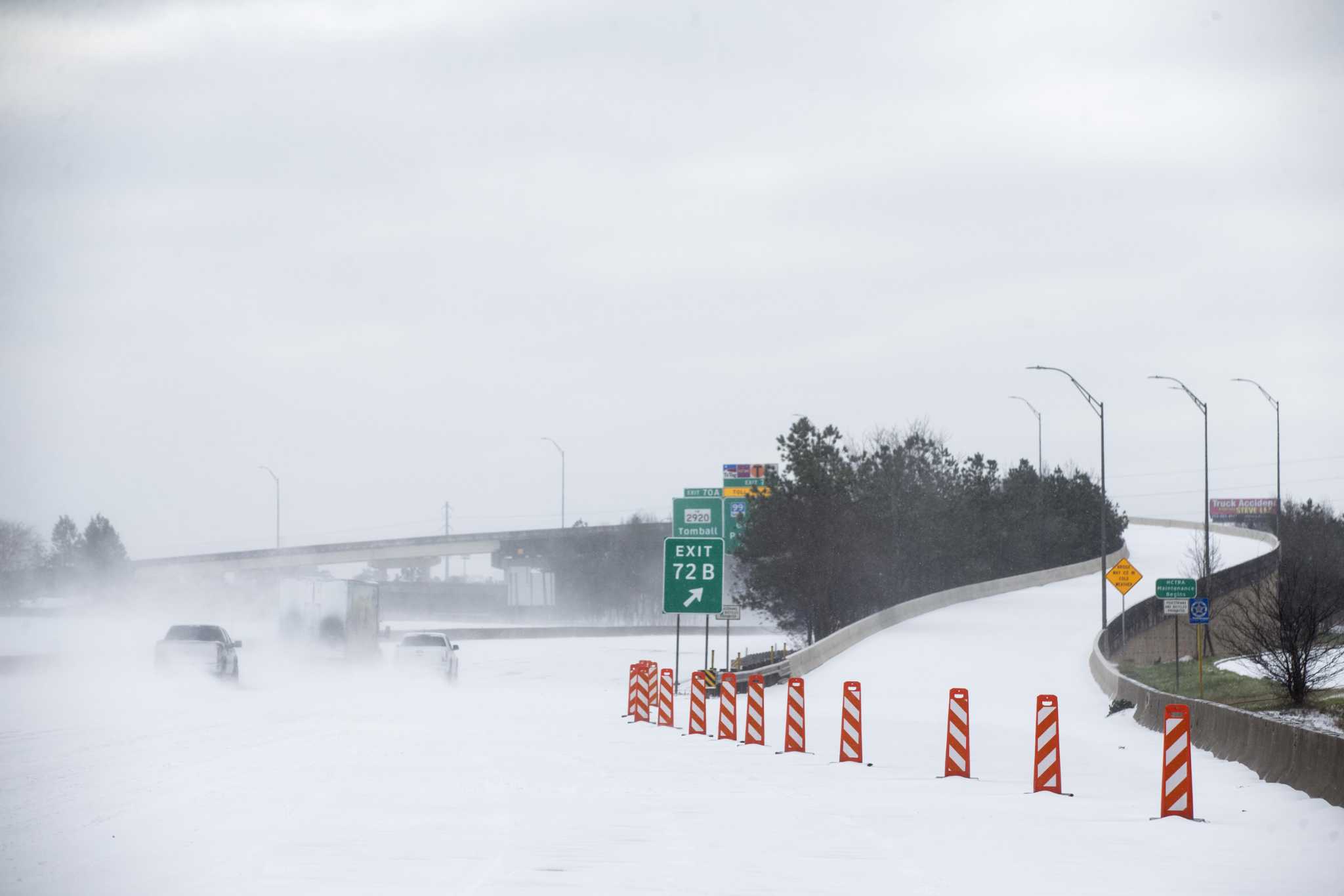 More than two dozen people have died in the Houston area due to the cold weather