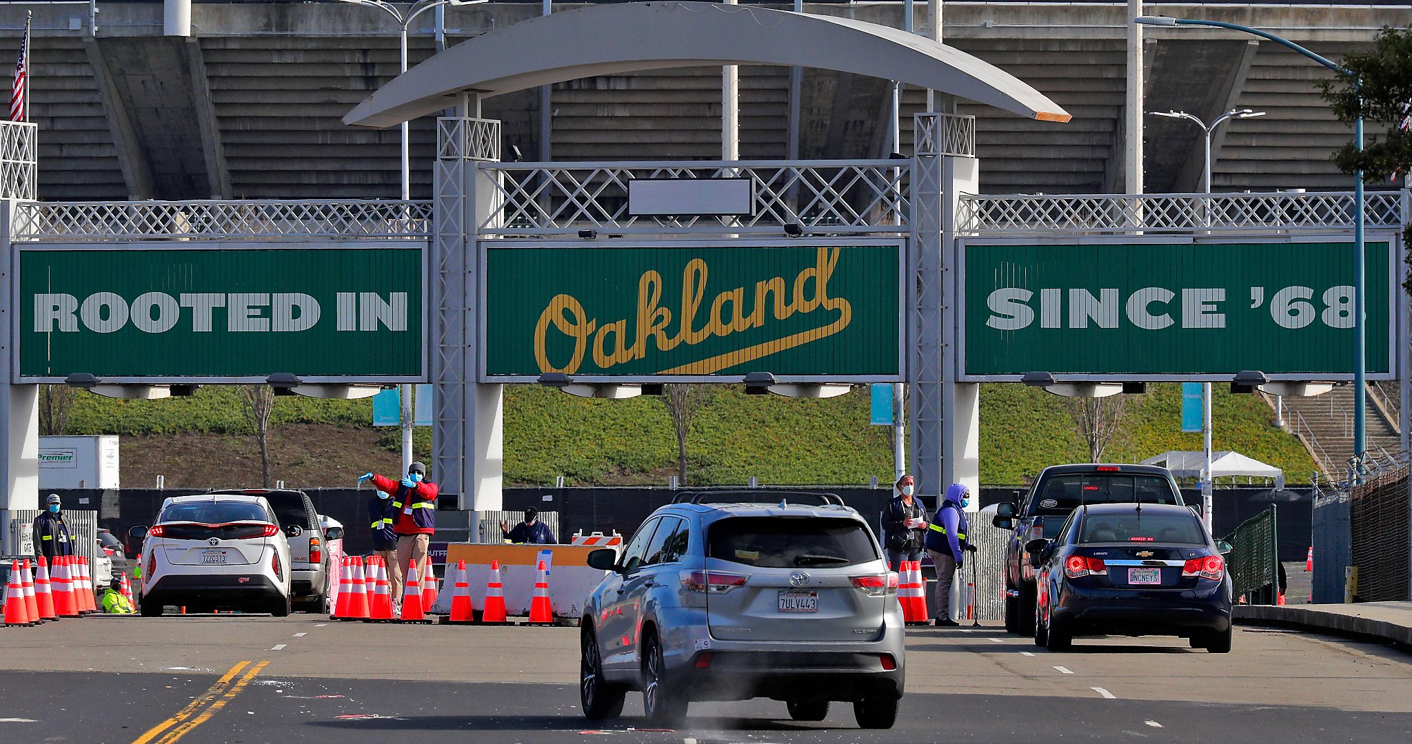 41% of doses at Oakland Coliseum mass vaccination site have gone to white people