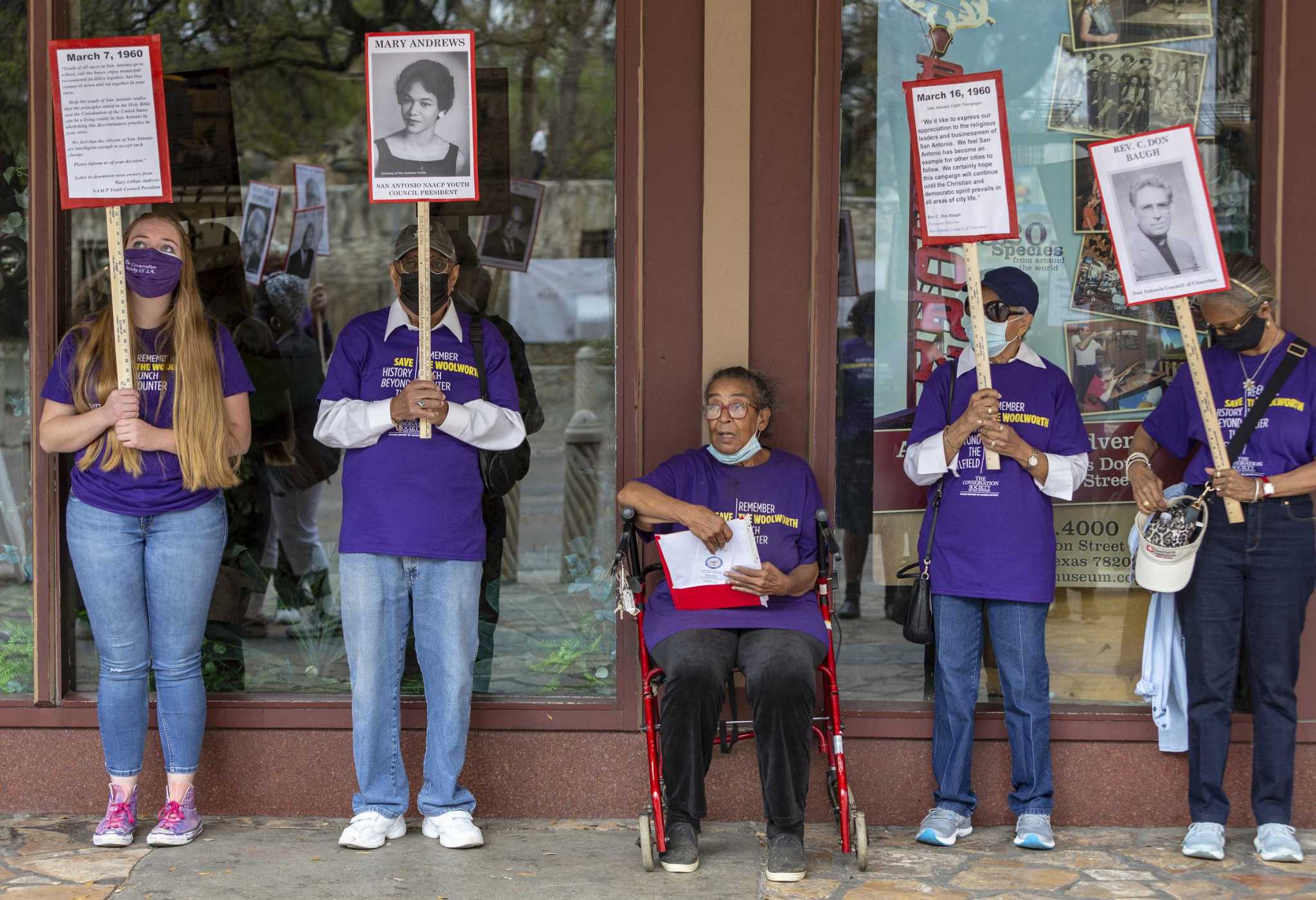 ‘Doing the right thing’: Coalition observes anniversary of Alamo Plaza civil rights milestone noted by Jackie Robinson