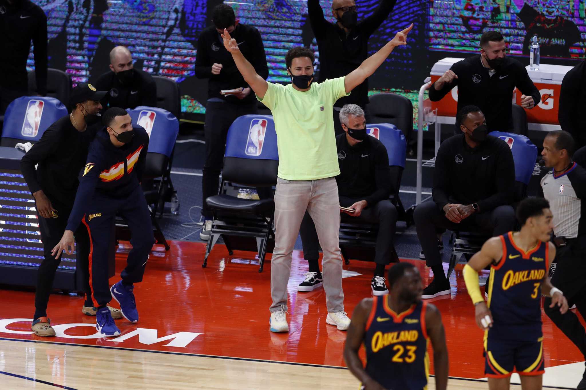 Warriors say Klay Thompson, James Wiseman making ‘good progress’