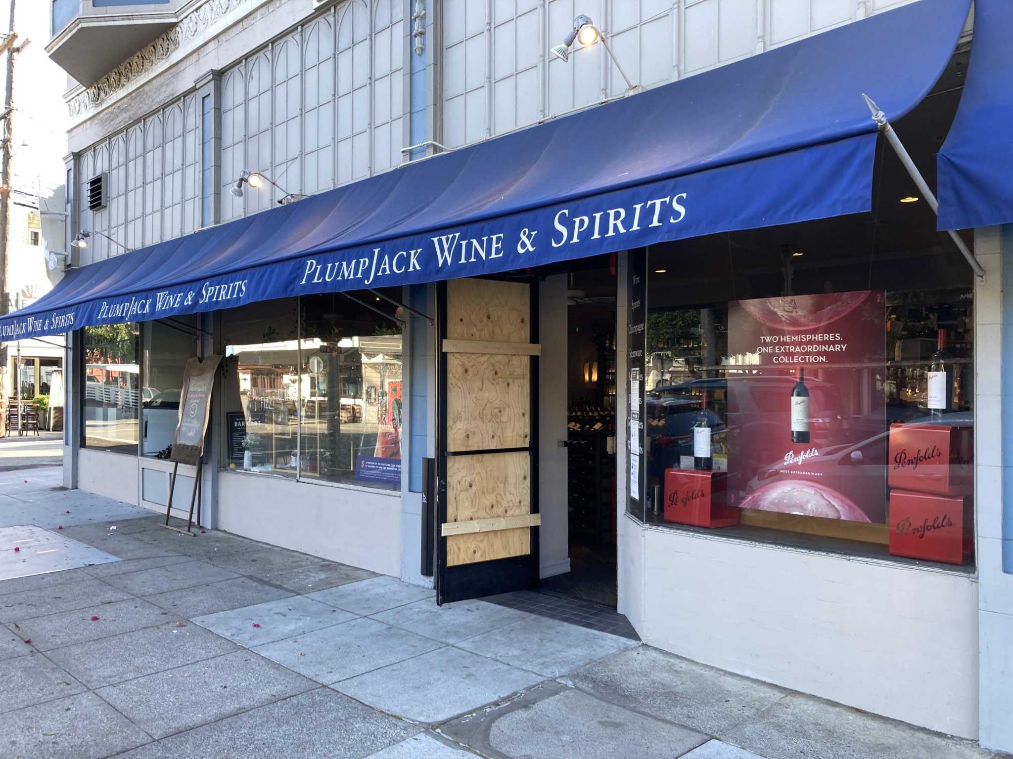 Thieves target Newsom-owned wine shop in break-in attempt