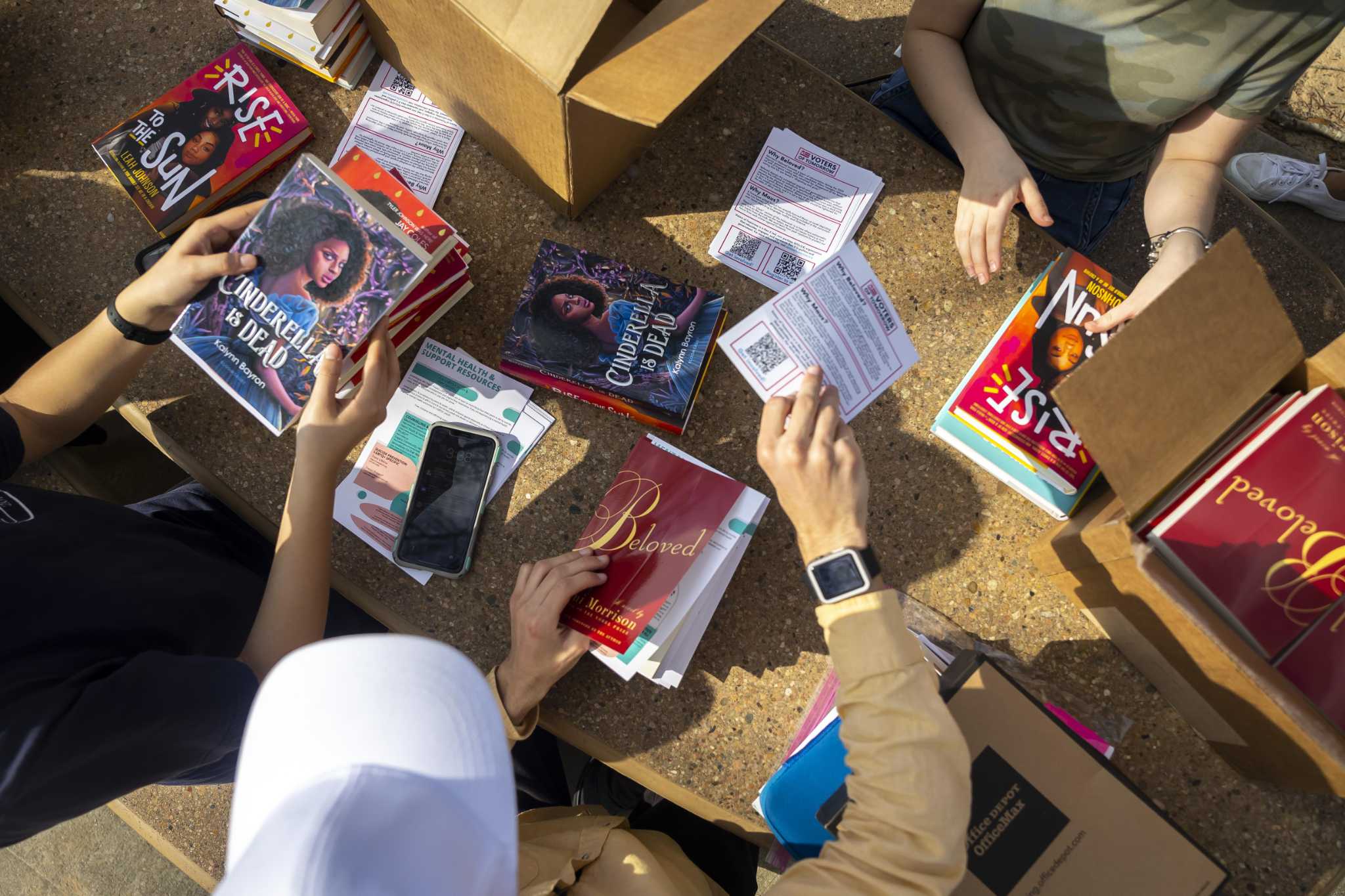 Texas has seen a surge in requests to pull books from schools. Here are Houston's numbers so far