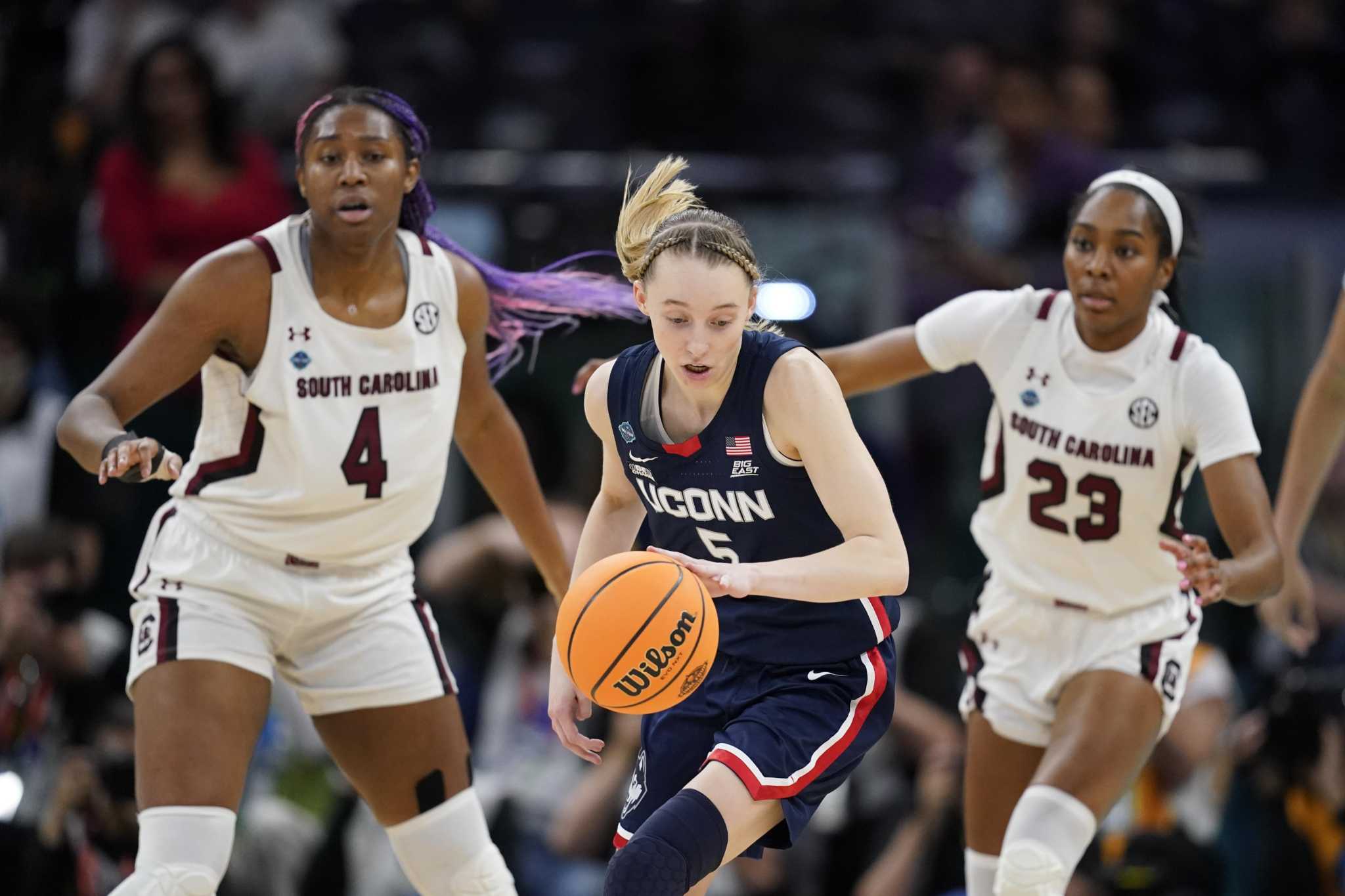 UConn women’s basketball falls to South Carolina: ‘At UConn, it’s national championship or nothing’