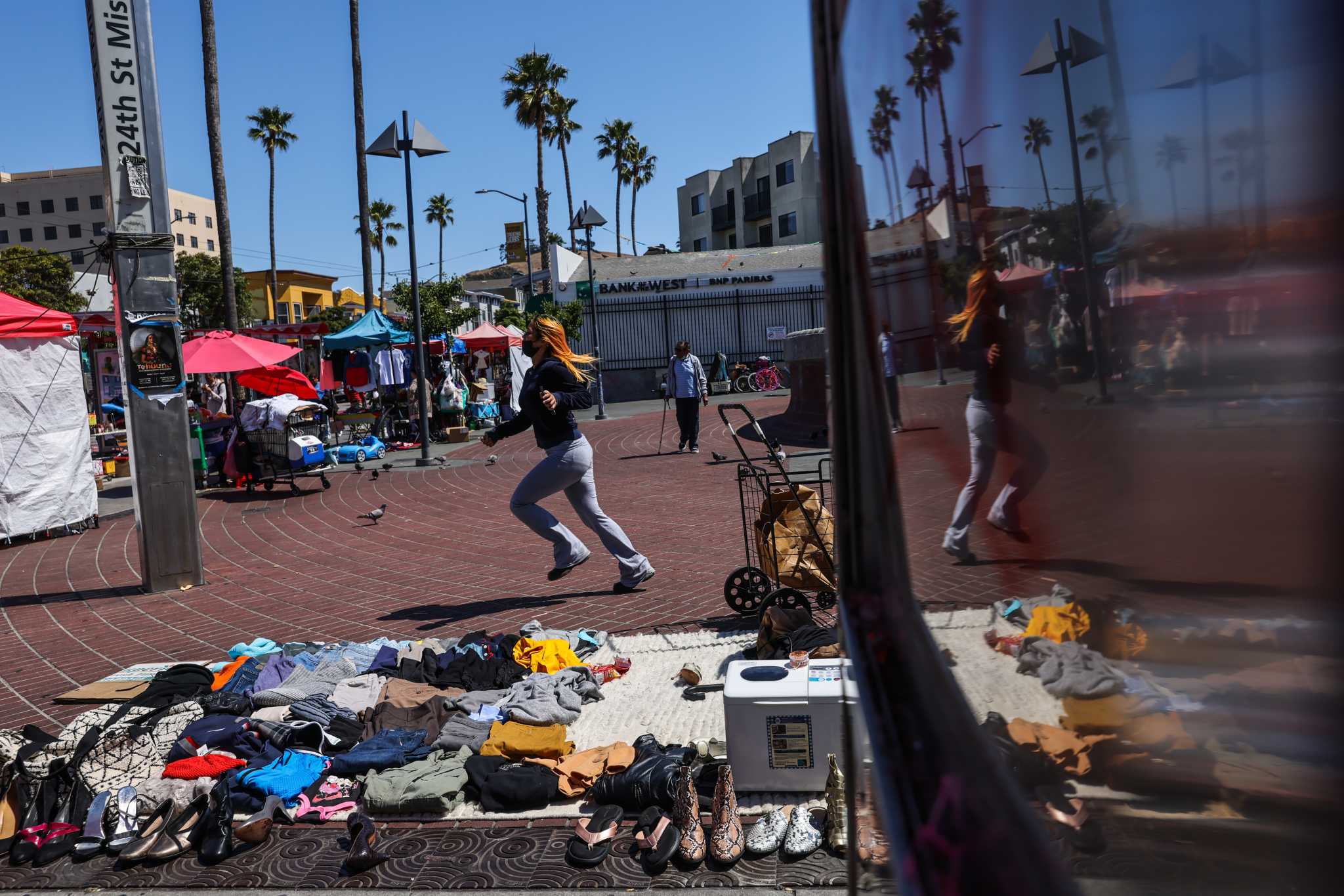 S.F. closes Mission BART plaza as it confronts drugs, illegal vending
