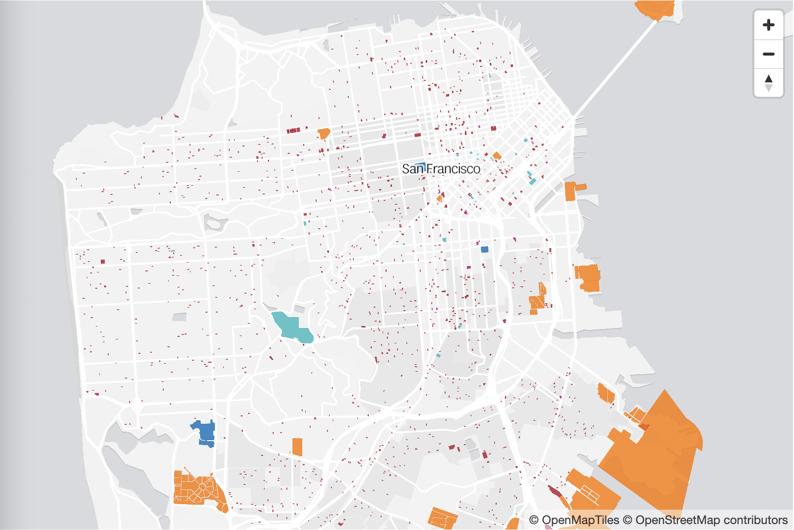 These maps show exactly where San Francisco says it can build 60,000 new homes