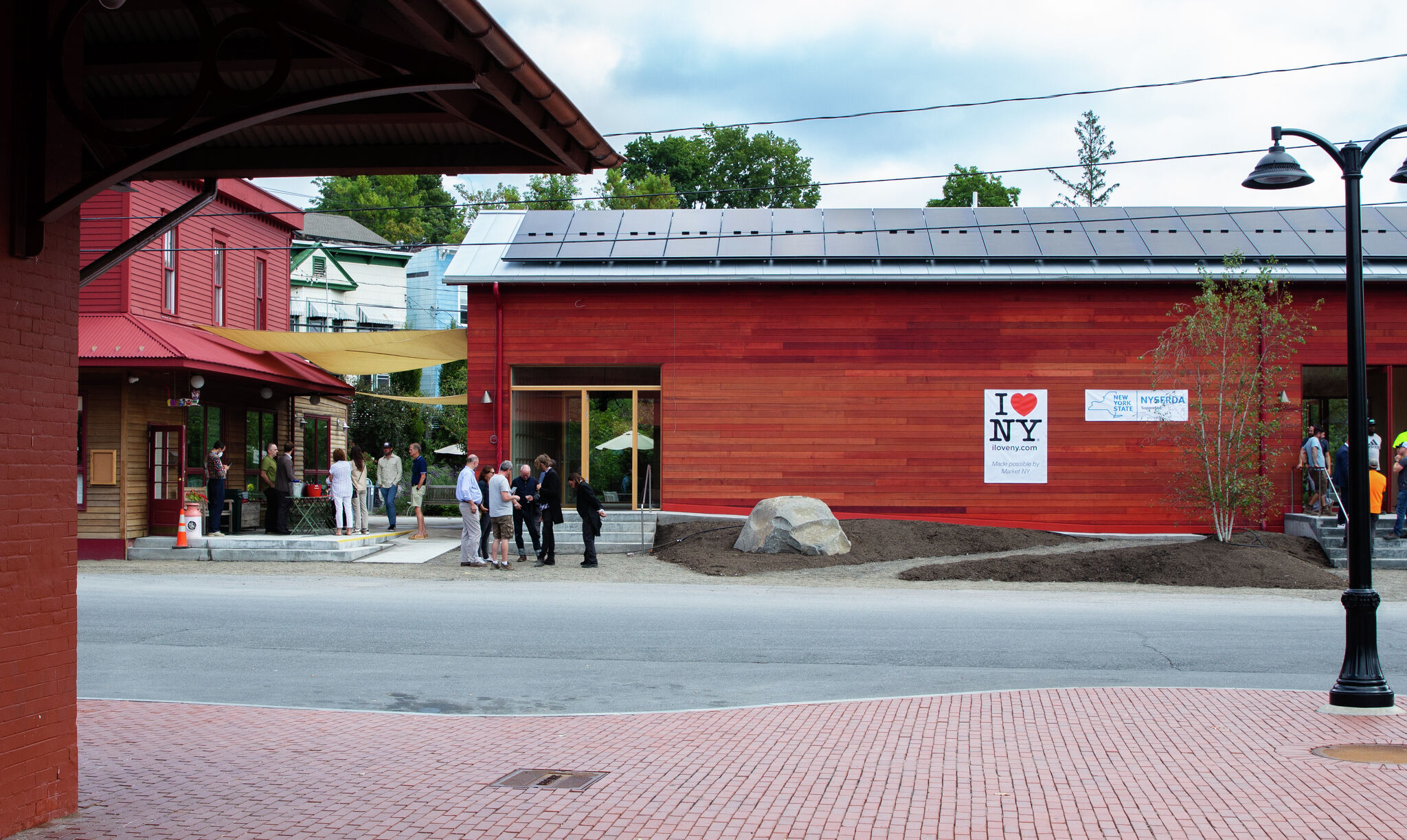 Carbon-neutral development The Caboose opens in Hudson