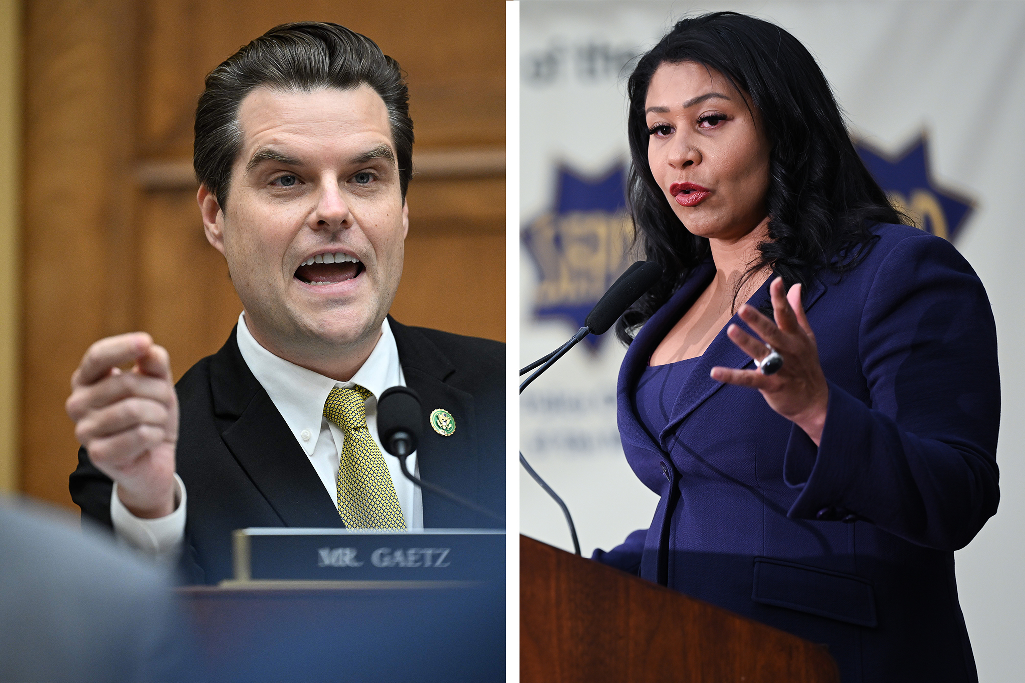 Why SF Mayor Breed sounds a lot like far-right Rep. Matt Gaetz