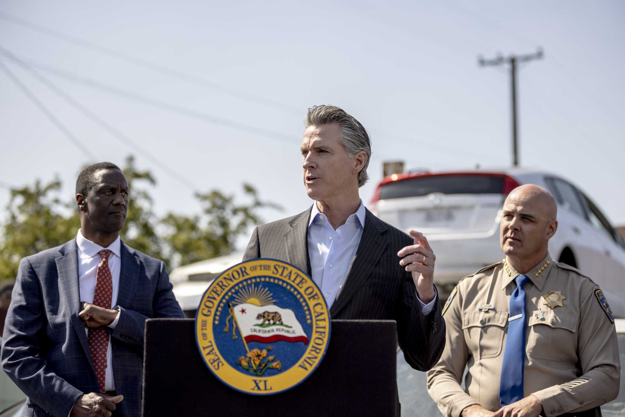 Gavin Newsom increasing police efforts in Oakland to combat crime