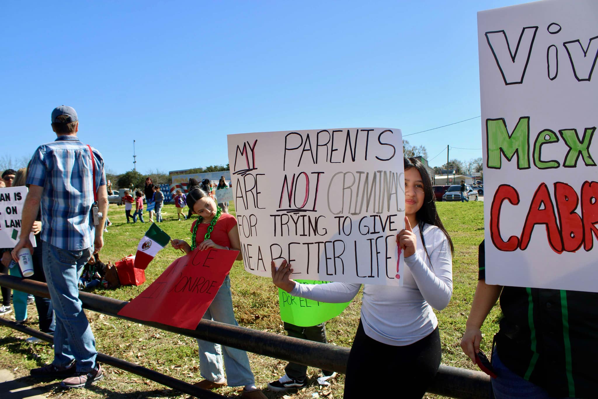 Boy, 14, among 5 arrested at Trump immigration policy protest