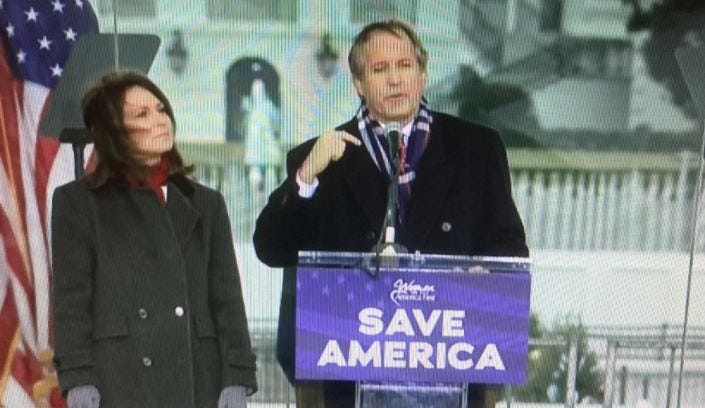 Texas AG Ken Paxton praises Texas, rips Georgia at pro-Trump rally